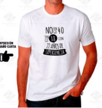 Camiseta cuello redondo en poliéster