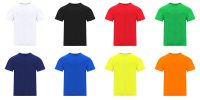 Camiseta cuello redondo en algodón