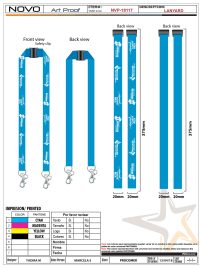 Lanyard con doble gancho