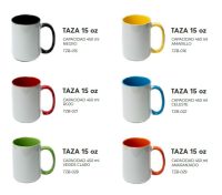 Taza sublimada multicolor